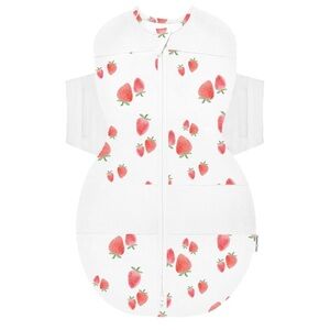 Happiest Baby SNOO SACK SLEEP Ivory Strawberry Size XL 26-33lbs